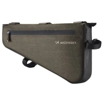 Wozinsky WBB15BK, taška na bicykel na rám, 3.5l, sivá