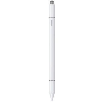 Baseus Smooth Writing III 3in1, pasívny stylus magnetický, biely