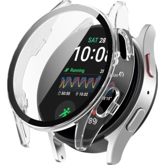 Ochranné puzdro/sklo Bizon Case+Glass Watch Samsung Galaxy Watch7 40 mm transparentné