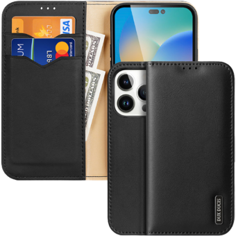 Obal Dux Ducis Hivo Book Apple iPhone 16e čierny