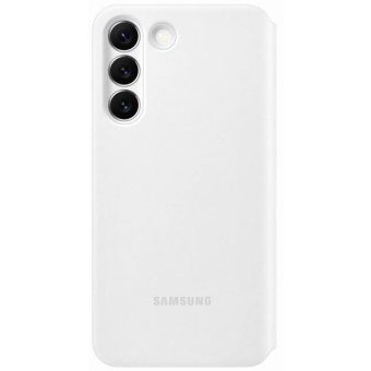 Obal Samsung Clear View Cover Samsung Galaxy S22 5G S901 EF-ZS901CWE biely