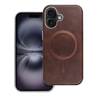Obal GENTLEMAN MAG COVER Case MagSafe Apple iPhone 16 Pro Max hnedý