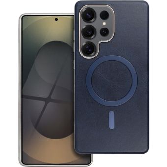 Obal GENTLEMAN MAG COVER Case MagSafe Samsung Galaxy S25 5G S931 modrý