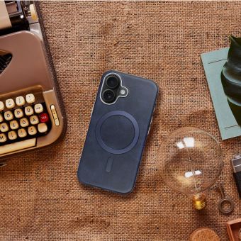 Obal GENTLEMAN MAG COVER Case MagSafe Apple iPhone 14 Pro Max modrý