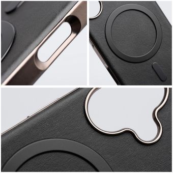 Obal GENTLEMAN MAG COVER Case MagSafe Apple iPhone 13 Pro čierny