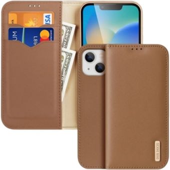 Obal Dux Ducis Hivo Book Apple iPhone 16e hnedý