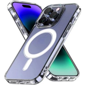 Obal Mercury JelHard MagSafe Apple iPhone 15 transparentný