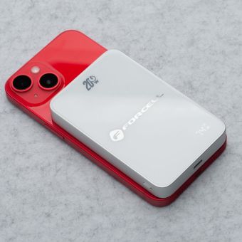 FORCELL F-ENERGY F10K8 Super Slim Powerbank, MagSafe PD3.0 QC4.0 15W, 10000mAh, biela