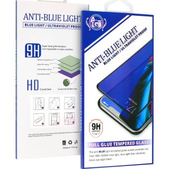 Ochranné sklo Antiblue Full Glue Xiaomi 11T/11T Pro čierne