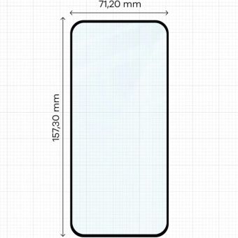 Ochranné sklo Bizon Edge 2 Pack Honor 400 Lite 5G (2+1 ks)