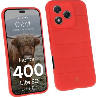Obal Bizon Case Tur Honor 400 Lite 5G červený