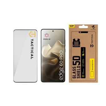 Ochranné sklo Tactical Glass Shield 5D Motorola Edge 60 Pro čierne