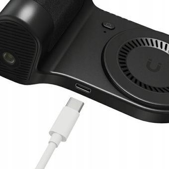 Energea MagGear MagCam Grip MagSafe, držiak na fotenie so zabudovanou powerbankou, čierny