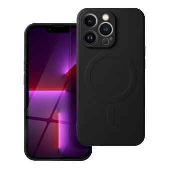 Silicone Magsafe TPU iPhone 17 Pro - čierne