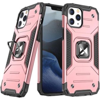 Obal Rugged Ring Armor Apple iPhone 13 Mini ružový