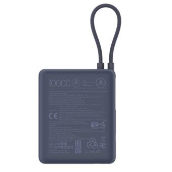 Xiaomi 33W Power Bank 10000 mAh vstavaný kábel Ice Blue GL
