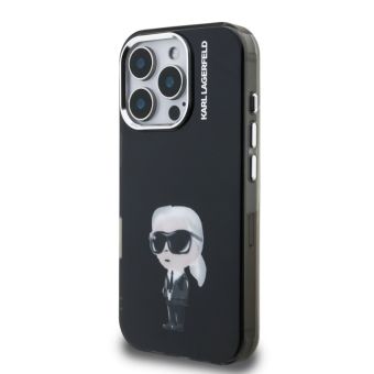 Obal Karl Lagerfeld IML Aquarelle Karl Apple iPhone 16 KLHCP16SHMKIAQK čierny