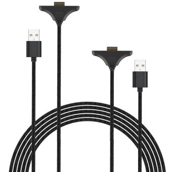 iPega SW2119A nabíjací kábel (3m, 2ks) pre JoyCon ovládače Nintendo Switch 2 červená/modrá