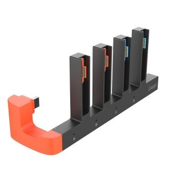 iPega SW2185 nabíjacia stanica pre JoyCon ovládače Nintendo Switch 2 čierna