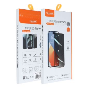 Ochranné sklo Veason Privacy 6D Pro Apple iPhone 17 čierne