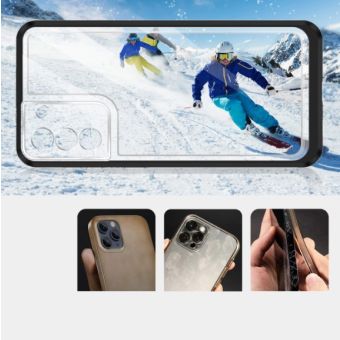Obal Hybrid Armor 3v1 Samsung Galaxy S23+ 5G S916 transparentno-čierny