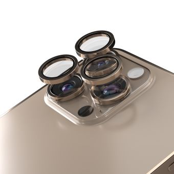 Ochranné sklo na fotoaparát Etteri Camera Lens Protector Apple iPhone 16 Pro/16 Pro Max zlaté
