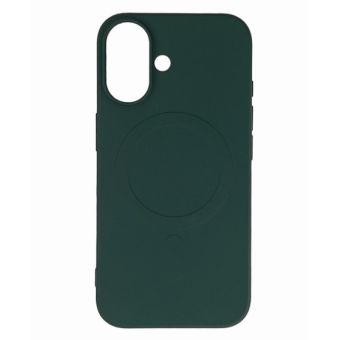 Obal Liquid Silicone MagSafe Apple iPhone 16e zelený