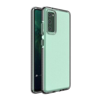 Obal Spring Case Samsung Galaxy A12 A125/M12 M127transparentno-čierny