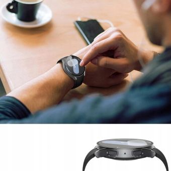 Ochranné puzdro/sklo Tech-Protect Defense Samsung Galaxy Watch 8 40mm transparentné