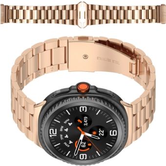 Remienok Bizon Strap Watch Aura Samsung Galaxy Watch 8 40mm/44mm/8 Classic 46mm ružovo-zlatý