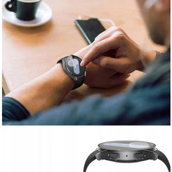 Ochranné puzdro/sklo Tech-Protect Defense Samsung Galaxy Watch 8 44mm transparentné