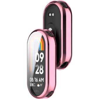 Ochranné puzdro/sklo Bizon Case Watch Felipe Xiaomi Smart Band 10 ružové
