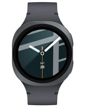 Ochranné sklo Bizon Glass Watch Edge Hybrid Samsung Galaxy Watch 8 40mm čierne