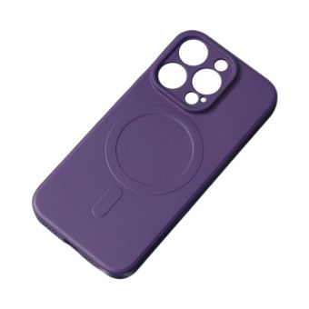 Obal MagSafe Silicone Apple iPhone 14 Pro Max fialový