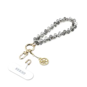 Guess Crystals 4G Charm univerzálna šnúrka na ruku GUUCMDG4CG čierna
