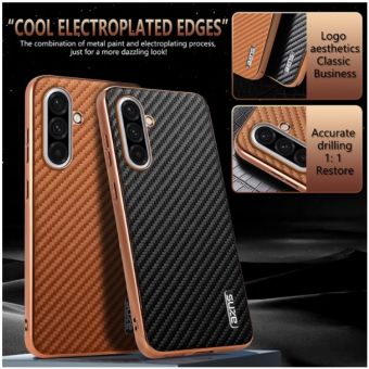 Obal Carbon Fiber AZNS Samsung Galaxy A36 5G A366/A56 5G A566 čierny