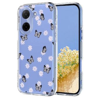 Obal Flower TPU Xiaomi Redmi A5 kvety 3 (kvietky, motýle)