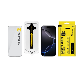 Ochranné sklo Tactical Impact Barrier for Rookies Apple iPhone 17 Pro čierne