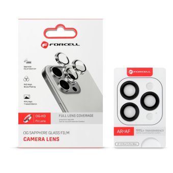 Ochranné sklo na fotoaparát Forcell Premium Camera Lens Apple iPhone 17 zelené