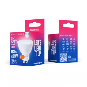 Forever Light LED žiarovka GU10 9.5W 920lm 6000K class F