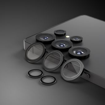Ochranné sklo na fotoaparát Etteri Camera Lens Protector Samsung Galaxy S25 Ultra 5G S938 čierne