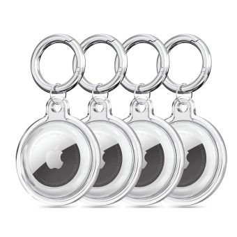 Obal Tech-Protect Icon Apple AirTag transparentný (4ks)