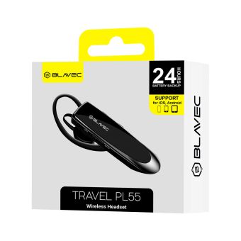 Blavec PL55, Handsfree Bluetooth Headset, čierny
