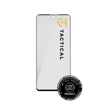 Ochranné sklo Tactical Glass Shield Privacy Stealth 5D Xiaomi Redmi Note 14 4G/5G/POCO X7 Pro 5G čierne