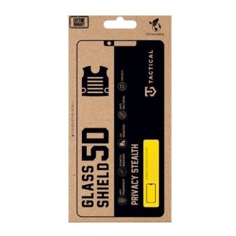 Ochranné sklo Tactical Glass Shield Privacy Stealth 5D Xiaomi Redmi Note 14 4G/5G/POCO X7 Pro 5G čierne