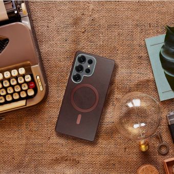 Gentleman MagSafe TPU Samsung S26 Ultra S948 - hnedý