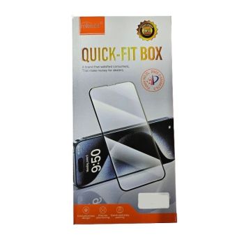 Ochranné sklo Mietubl 5D Quick-Fit Apple iPhone 12/12 Pro čierne