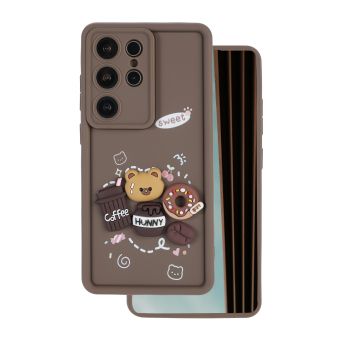 Ultra Trendy 3D TPU Samsung Galaxy S25 Ultra S938  Coffee