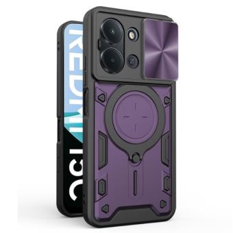 Obal Rotating Ring Armor Xiaomi Redmi 15C/POCO C85 fialový