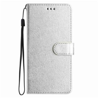 Obal Texture PU Book Xiaomi Redmi 15 4G/5G strieborný